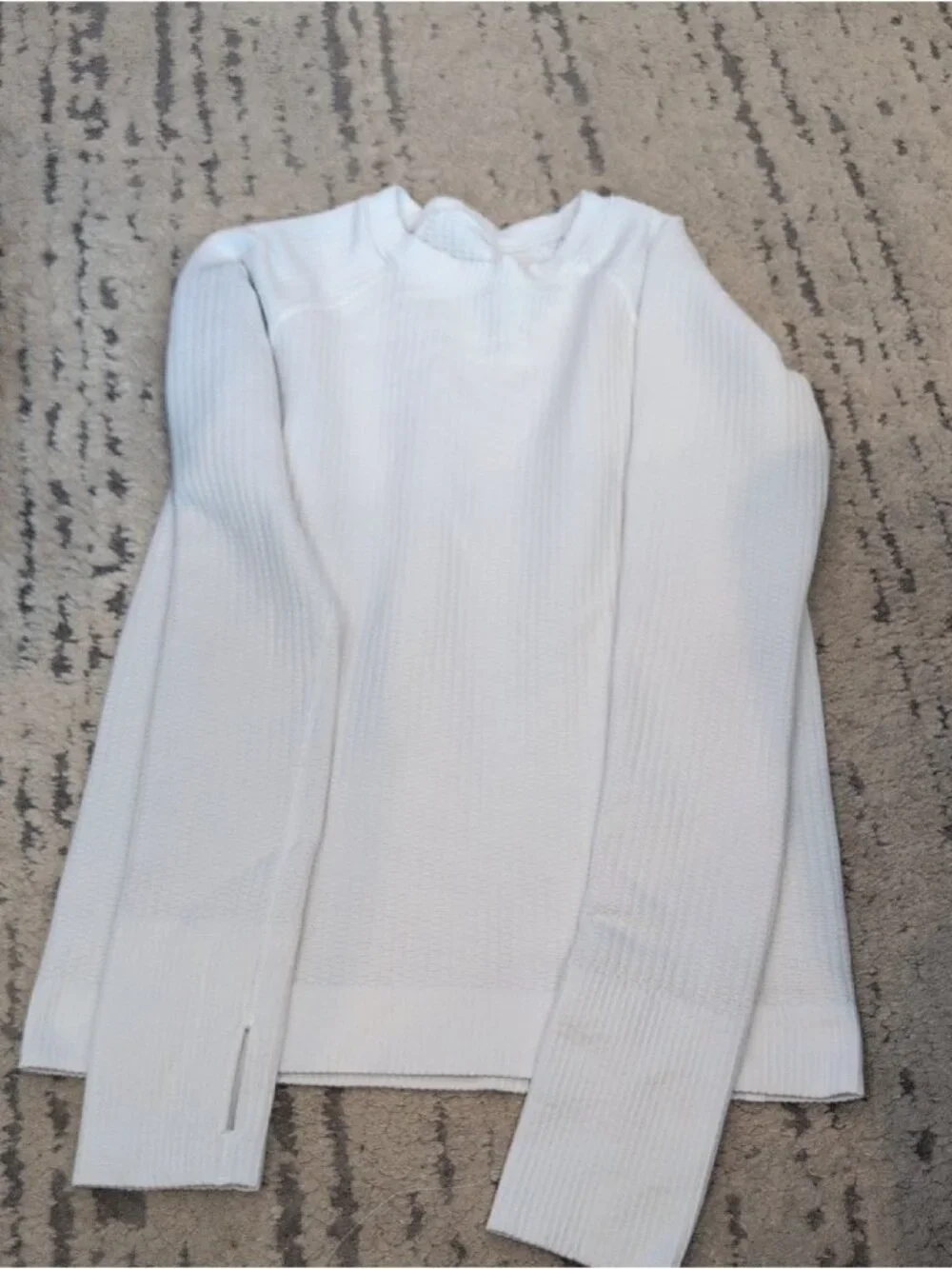 Lululemon Rest Less Pullover Bubble Dot White